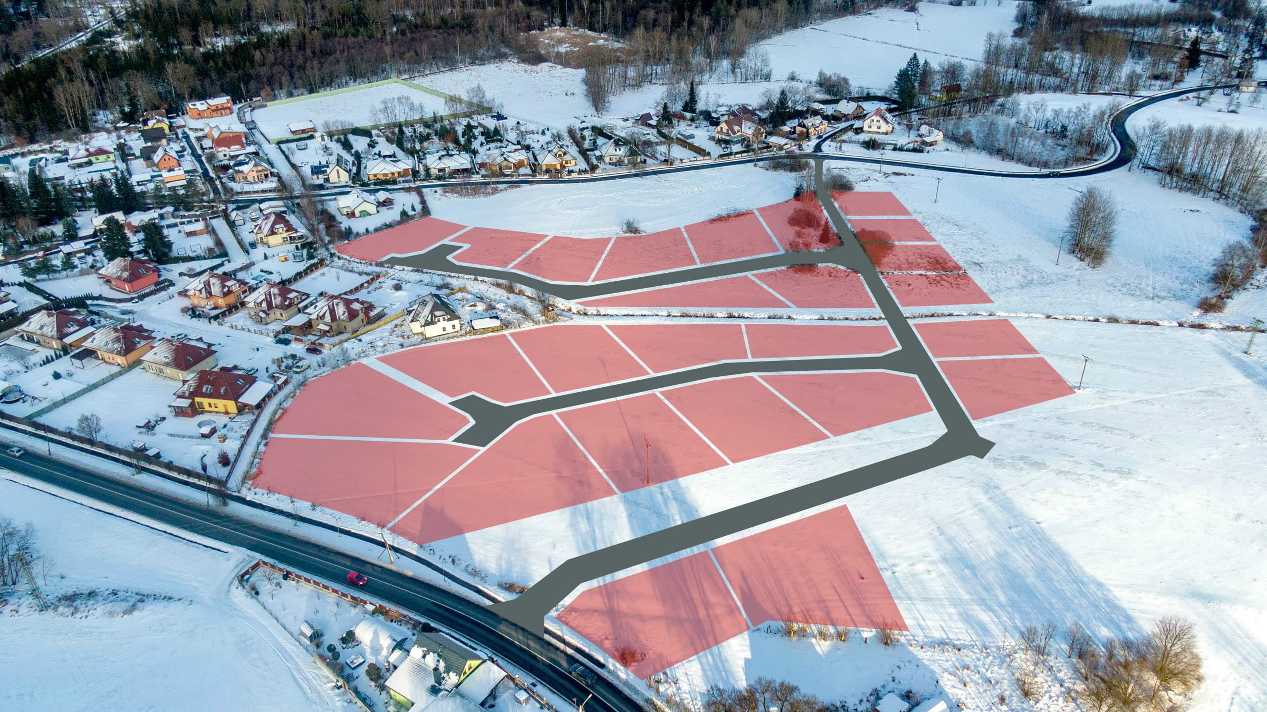 Pozemky Mezirolí - U Rybníčku 2