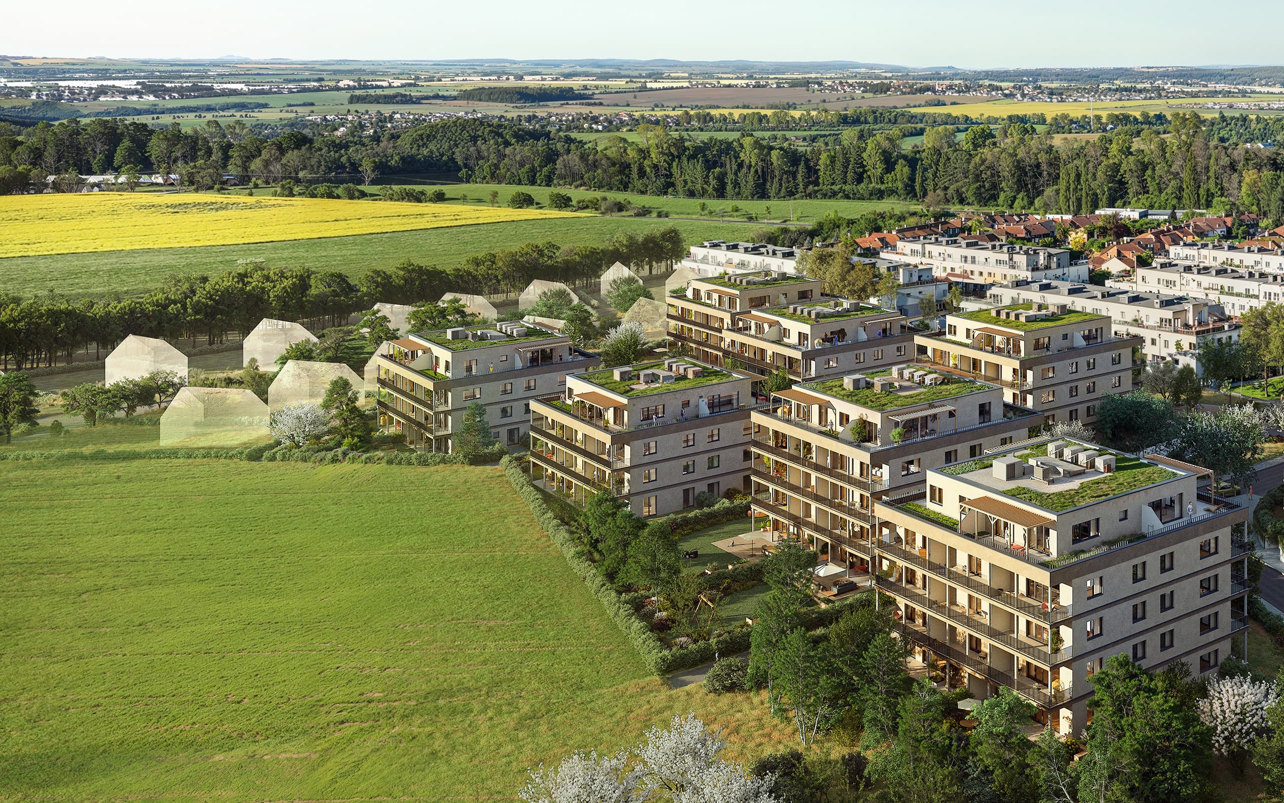 Viladomy Uhříněves - pozemky - foto 5