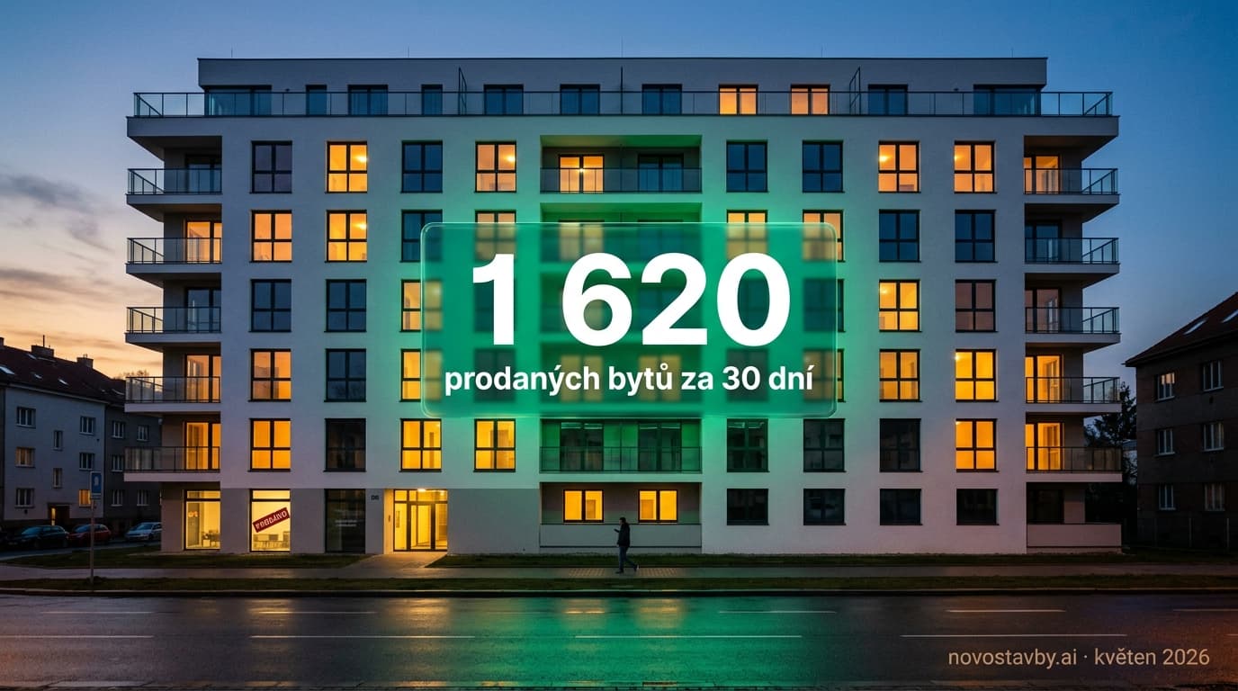 Moderní bytový dům s holografickým zobrazením 1 620 prodaných bytů za 30 dní