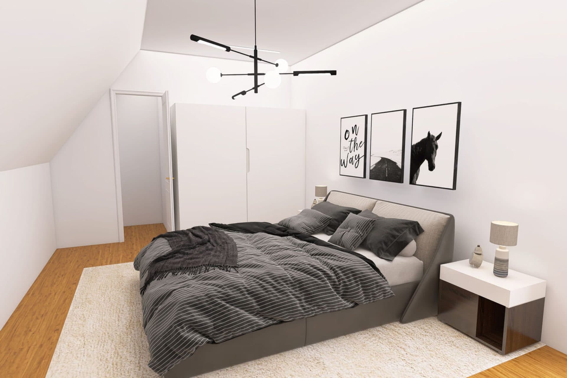 Půdní byty metro Palmovka - foto 5