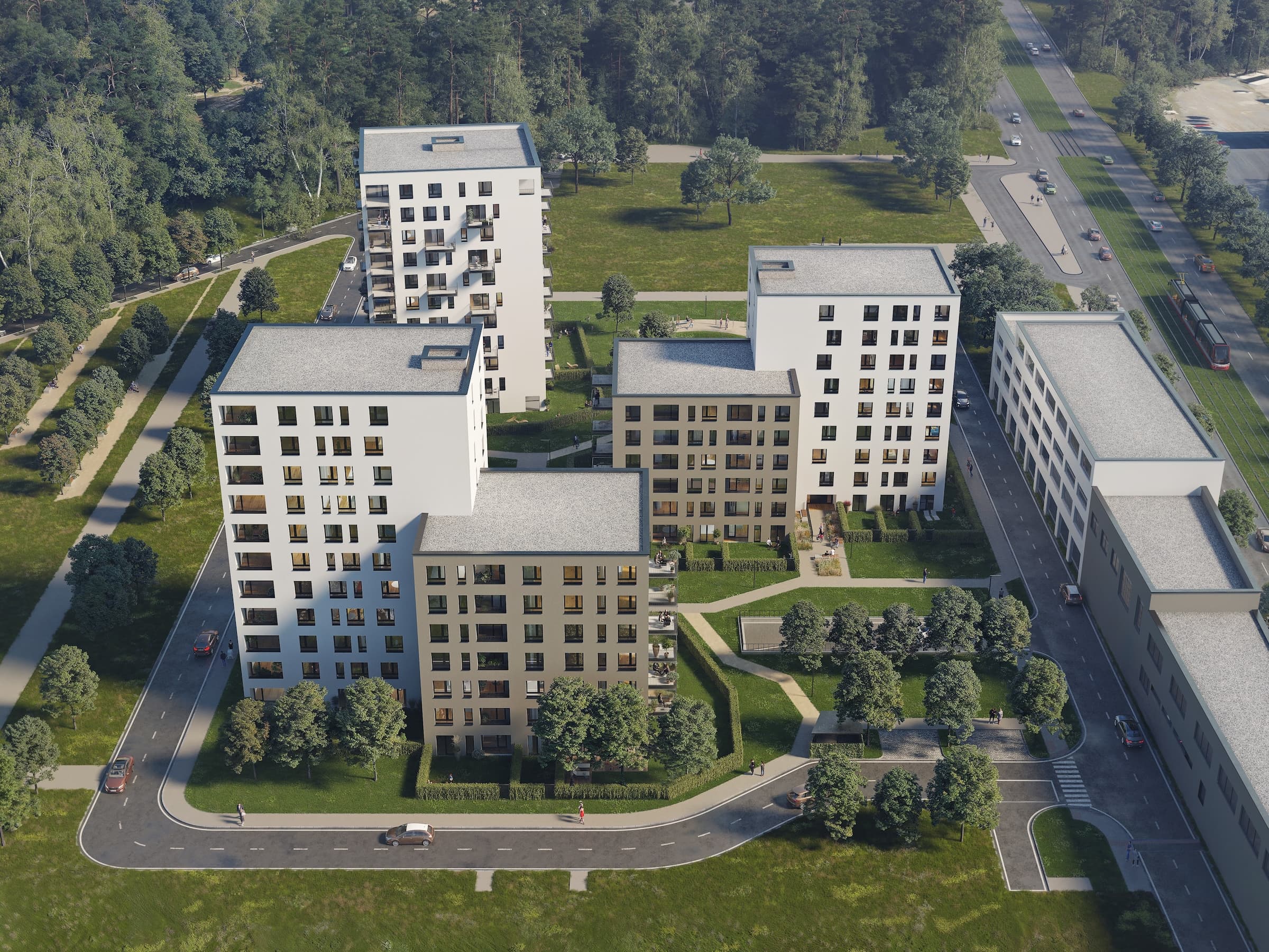 Kolben Gate 1. etapa budova Ampér - foto 2