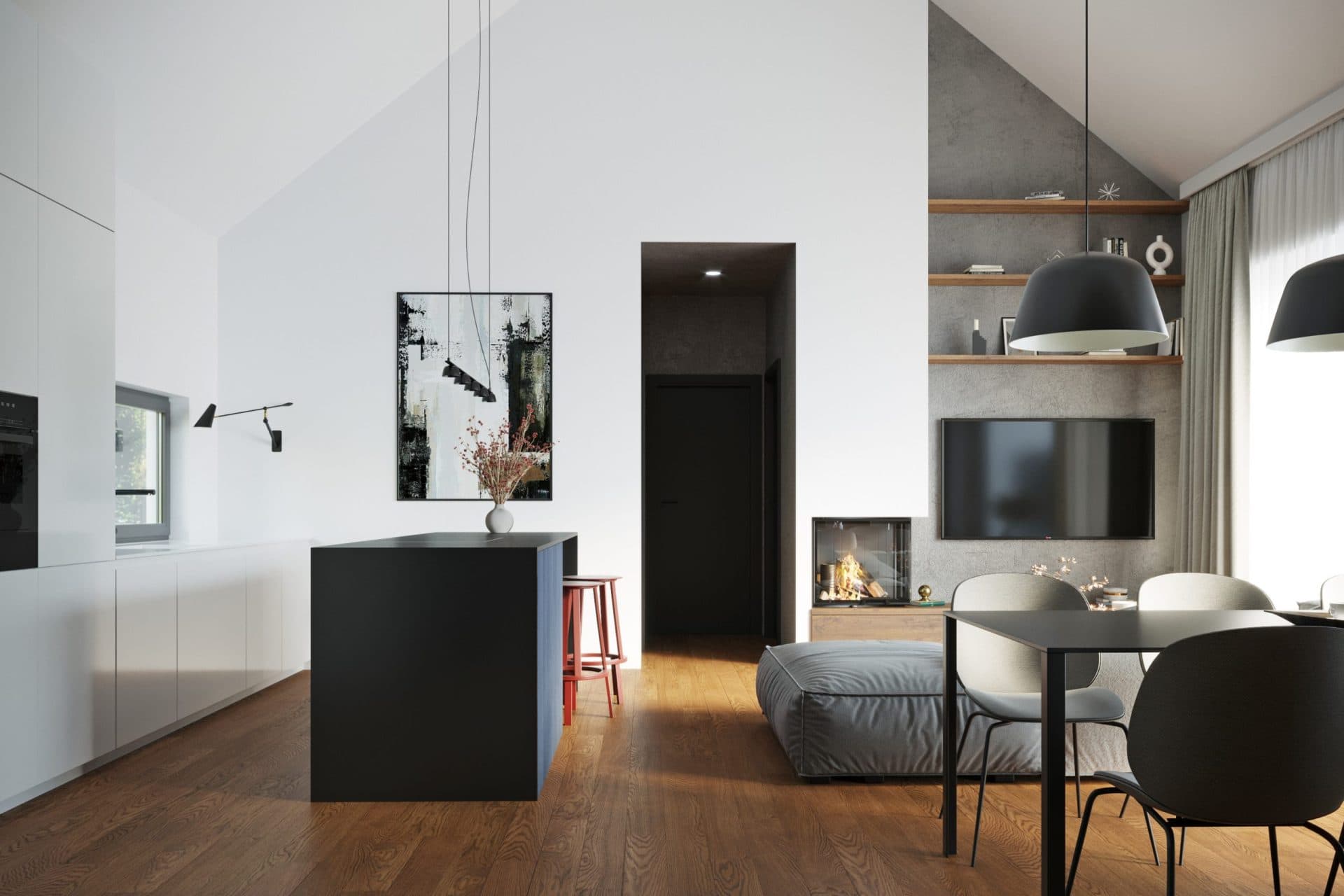 Bílé domy Tasovice