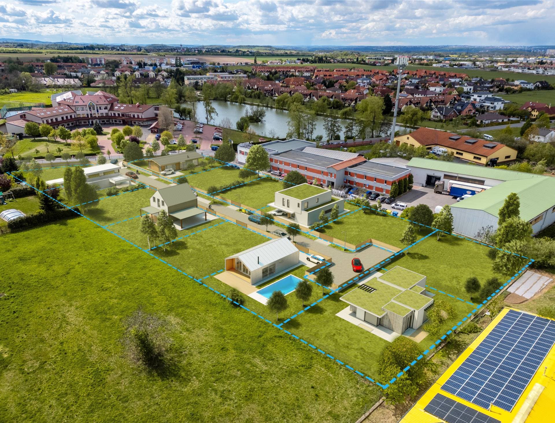 Stavební pozemky Jesenice - foto 2