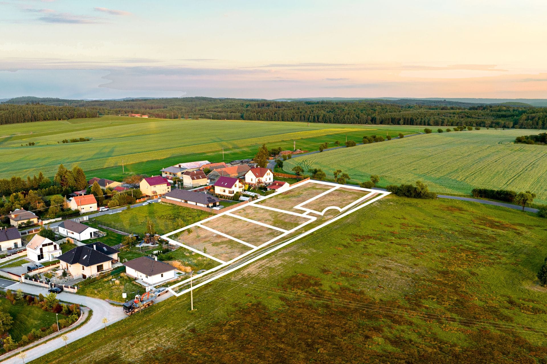 Stavební pozemky Bratronice
