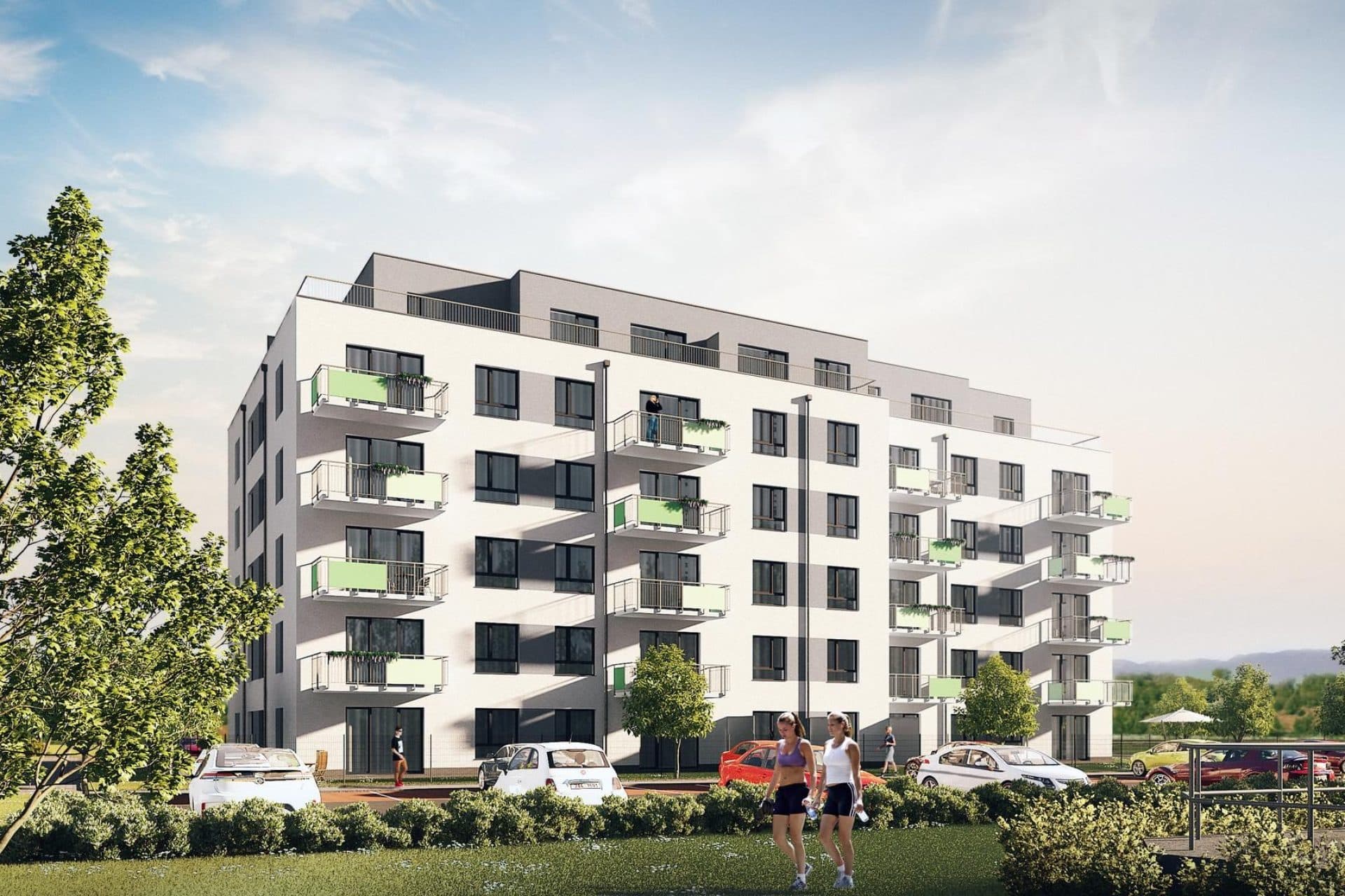 Kladno - Bytové domy Kročehlavy 2