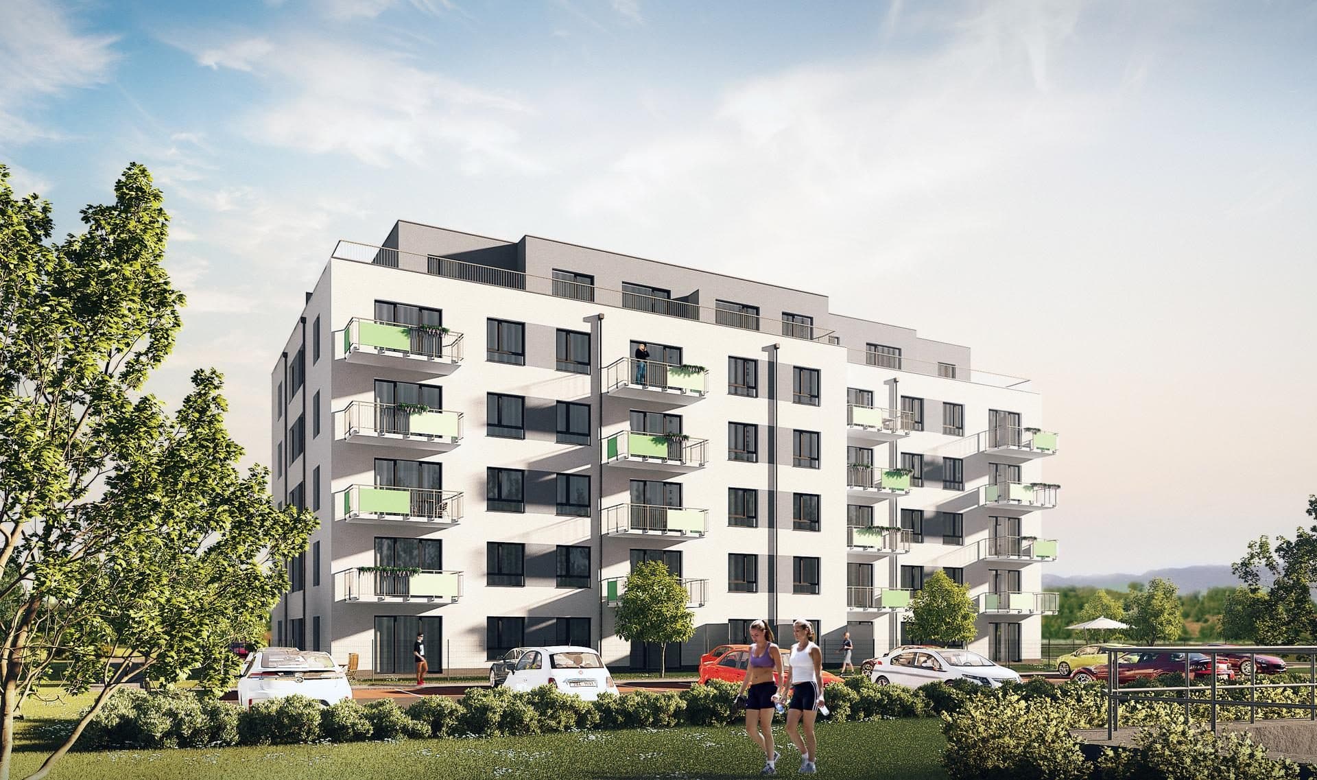 Kladno - Bytové domy Kročehlavy 3