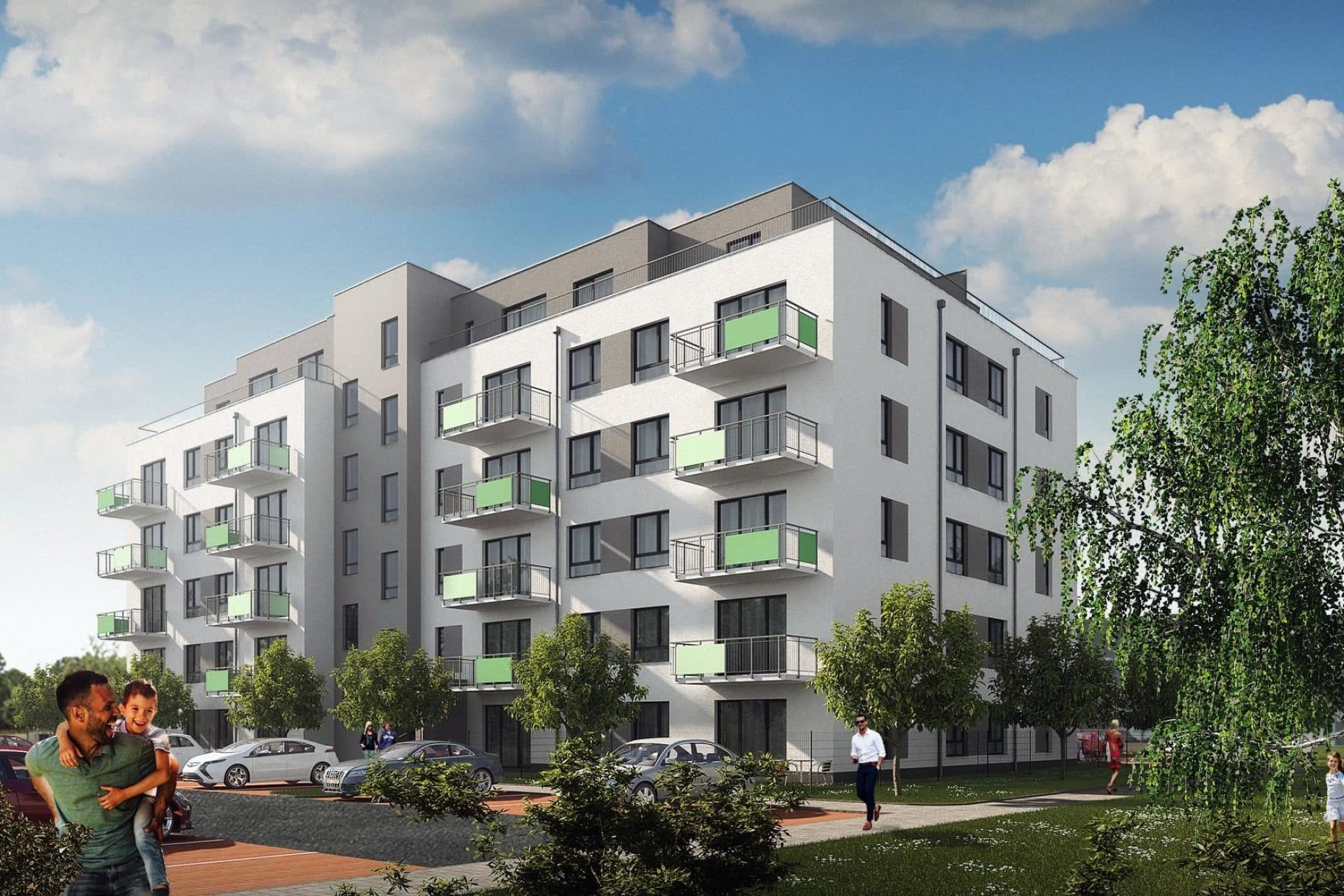 Kladno - Bytové domy Kročehlavy 4